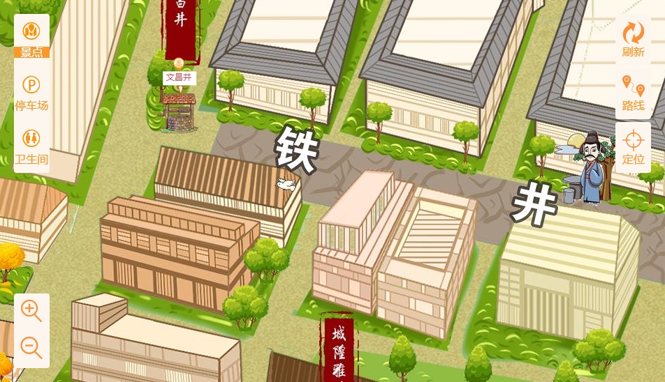 洋县智慧景区：手绘地图与语音导览的完美融合